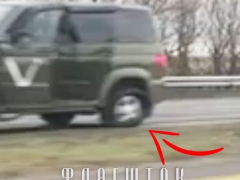 В Білорусі ДПС зі стріляниною зупинила російський військовий джип