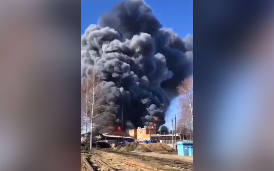 У Росії слід за заводом з виготовлення «Іскандерів» загорівся хімзавод