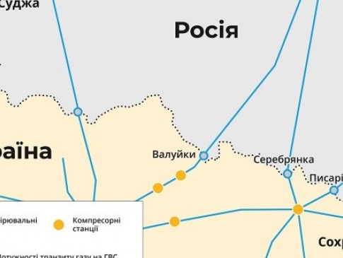 Україна частково зупинила транзит російського газу до Європи