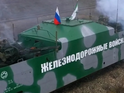 У Мелітополі підірвали російський бронепоїзд