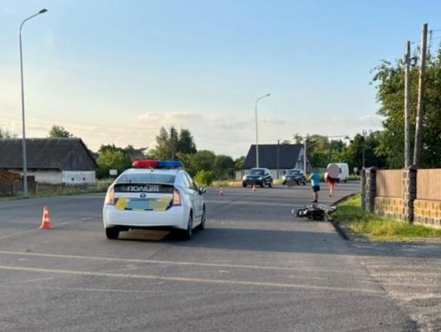 На Любомльщині внаслідок ДТП загинув неповнолітній мотоцикліст