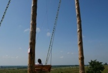 У селі на Волині - найвища гойдалка в Україні