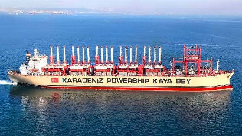 Туреччина відправить в Україну три плавучі електростанції
