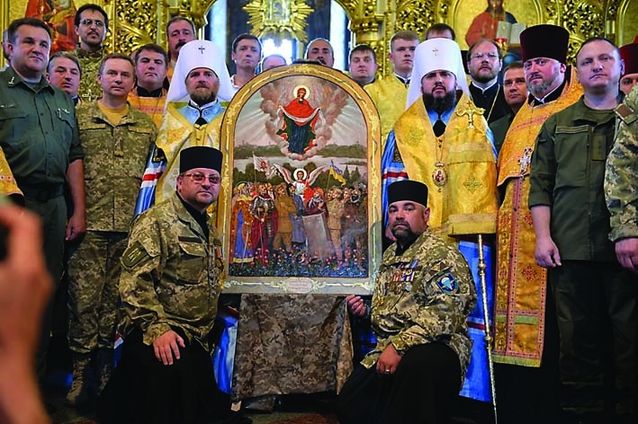 Ікона «Богородиця воїнська» – покровителька українських захисників