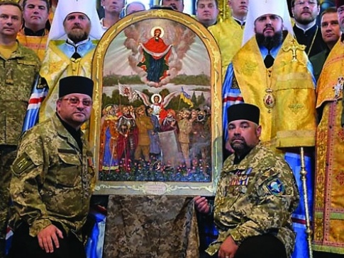Ікона «Богородиця воїнська» – покровителька українських захисників