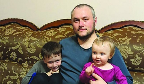 Антон БЕРГ зі своїми дітками