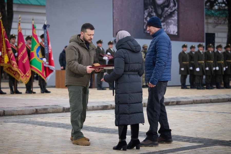 Батьки волинського офіцера отримали синову посмертну «Золоту Зірку» Героя України