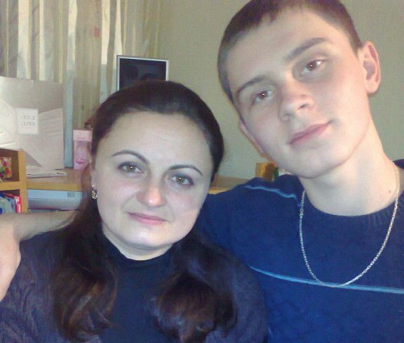 Валентина Михайлівна з сином Андрієм