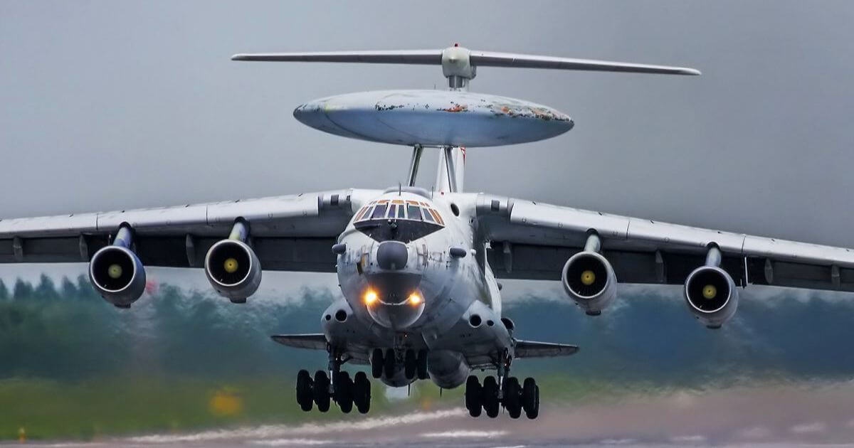 Пошкоджений російський літак-розвідник відлетів з Білорусі