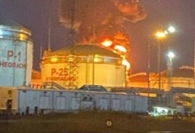 Бавовна на Росії: підрив залізниці й вибух на нафтобазі у Тамані