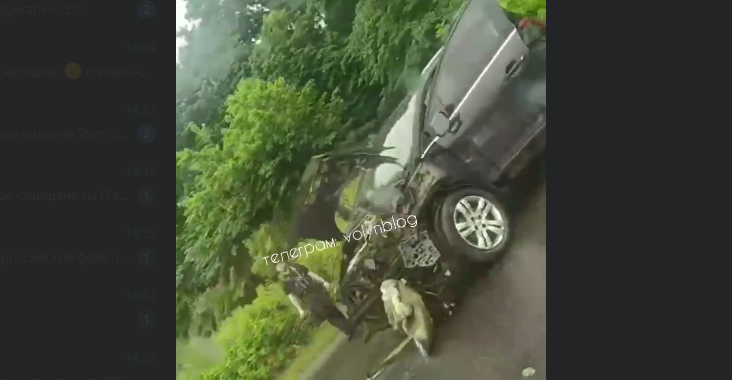 В аварії поблизу Луцька постраждали шестеро людей (відео)