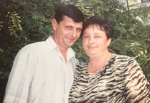 Валерій Люлька з дружиною Валентиною