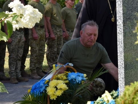 У Луцьку відкрили пам’ятний знак прикордонникам, які загинули за незалежність України