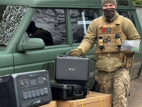 Mavic та зарядні станції: Луцька громада відправила захисникам України нову партію обладнання