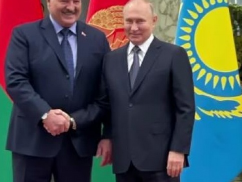 путін прилетів до Лукашенка на саміт ОДКБ