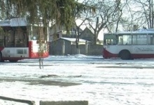 У Луцьку тролейбуси не вийшли  на маршрути через обледеніння ліній