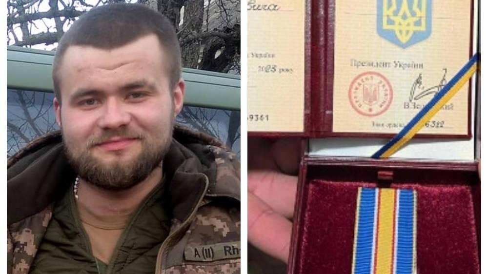 Двадцятирічного бійця з Волині відзначили орденом «За мужність»