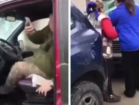 На Хмельниччині жінки напали на автомобіль ТЦК